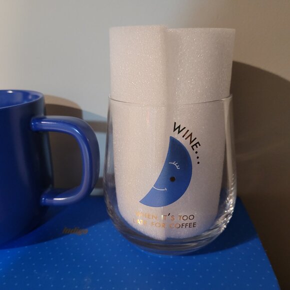 Coffee Cup and Stemless Wine Glass Set - Picture 4 of 4